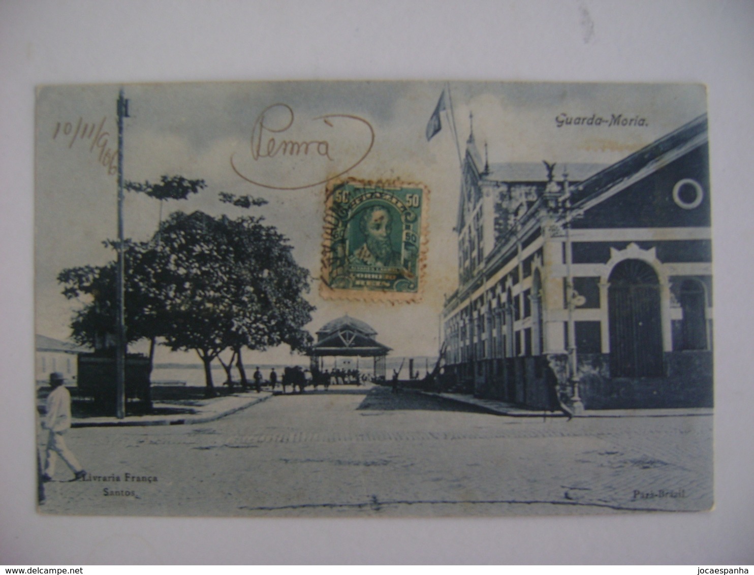 BRAZIL / BRASIL - POST CARD FOR PARA "GUARDA - MORIA" 1906 IN THE STATE - Belém