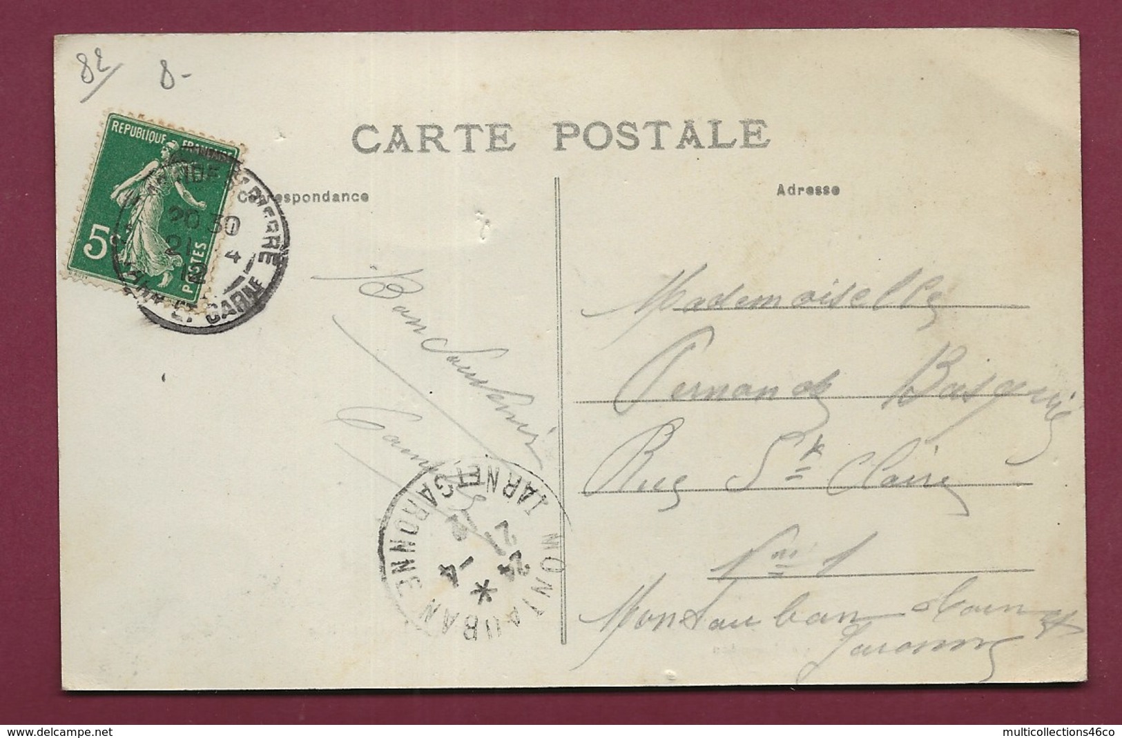 210420B - 82 LABASTIDE SAINT PIERRE la Grand'rue - postes et télégraphes PTT - Achille Bouis phot.