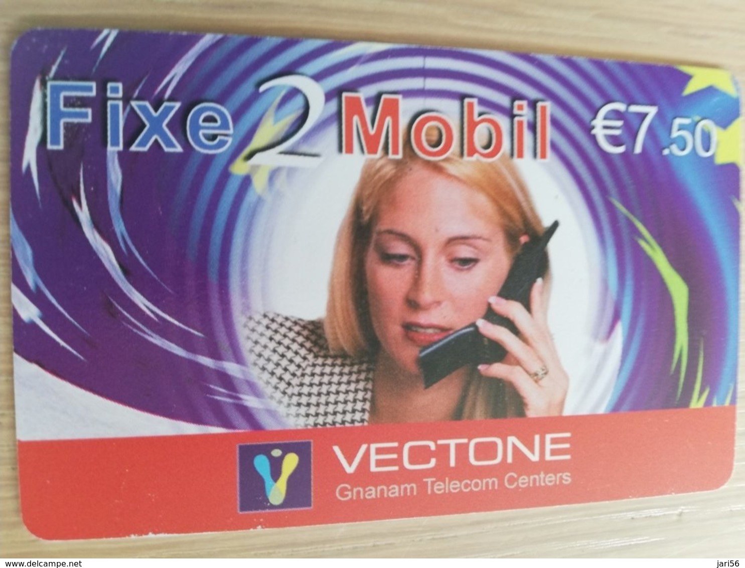 FRANCE/FRANKRIJK   FIXE 2 MOBIL € 7,5   PREPAID  USED    ** 1497** - Prepaid: Mobicartes