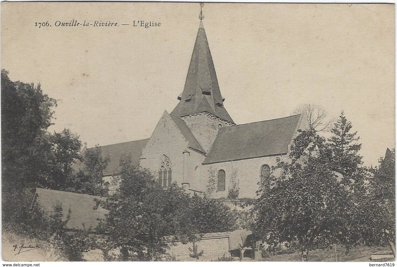 76  Ouville La Riviere L'eglise - Ourville En Caux