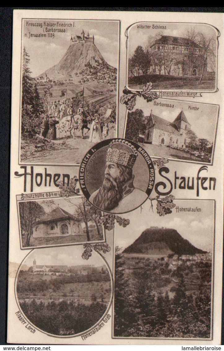 Allemagne, Hoen Staufen, Friedrich I, Barba-Rossa - Staufen