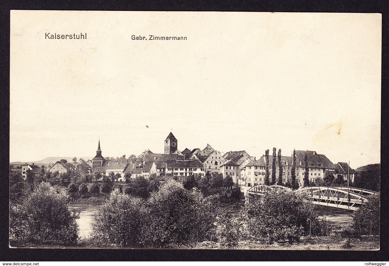 Um 1915 Mit Feldpost Gelaufen Aus Kaiserstuhl. - Kaiserstuhl