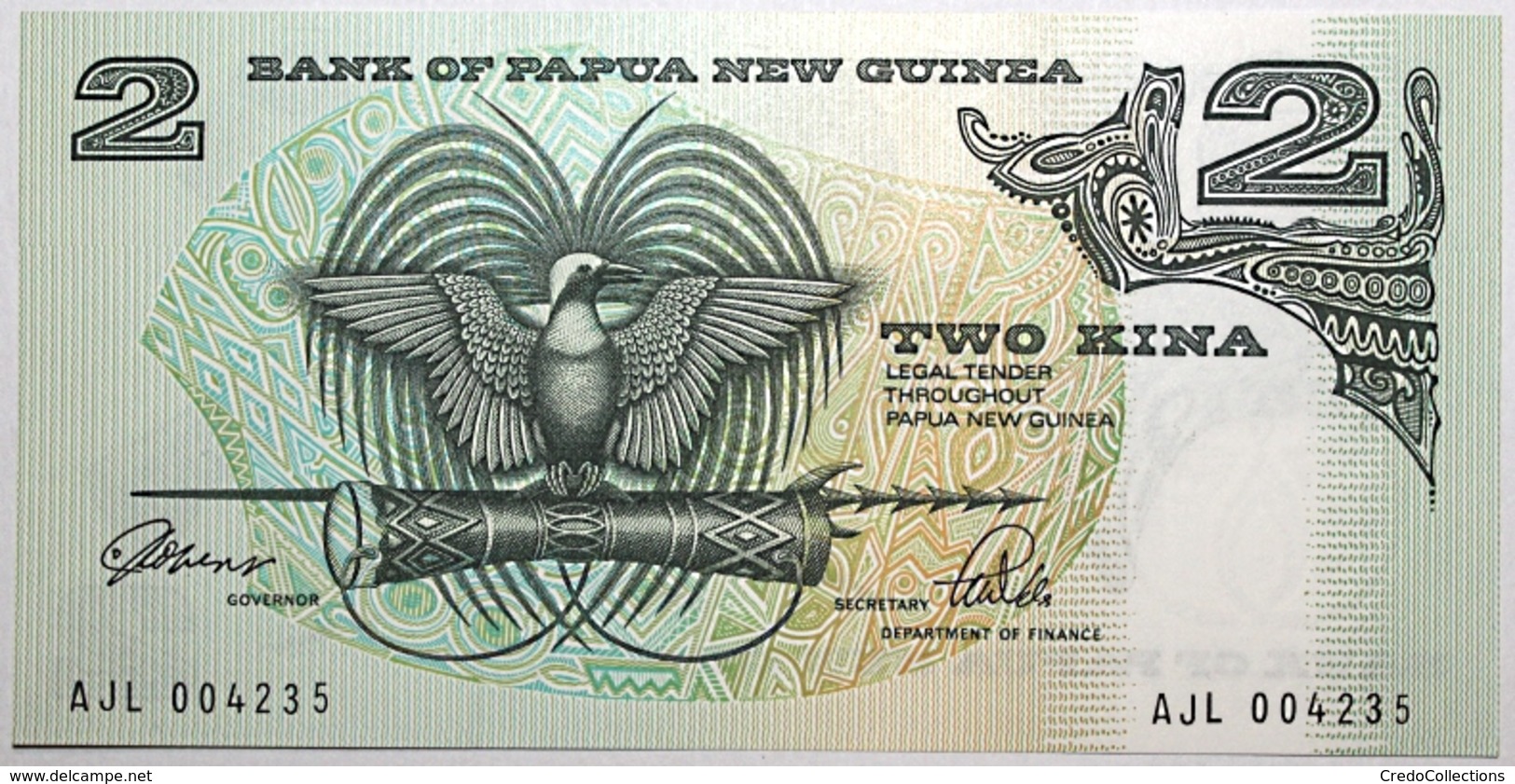 Papouasie-Nouvelle Guinée - 2 Kina - 1989 - PICK 5c - NEUF - Papua New Guinea