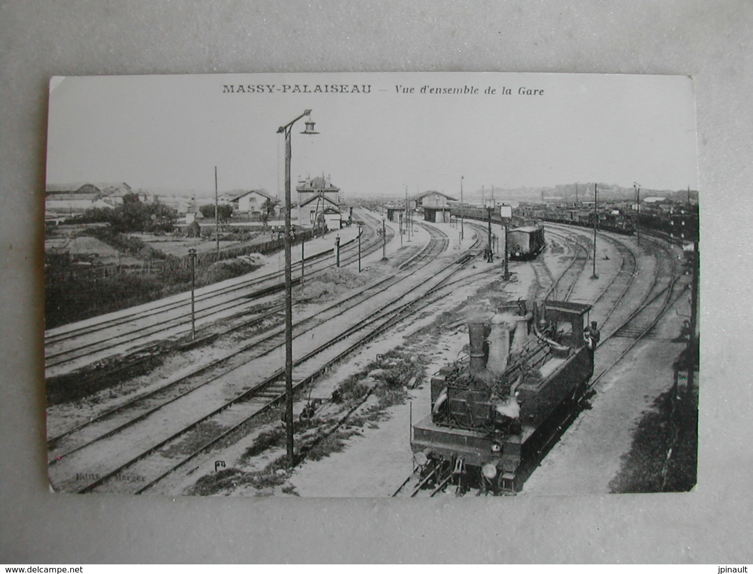 PHOTO Repro De CPA - Gare - Vue D'ensemble De La Gare De Massy Palaiseau - Eisenbahnen