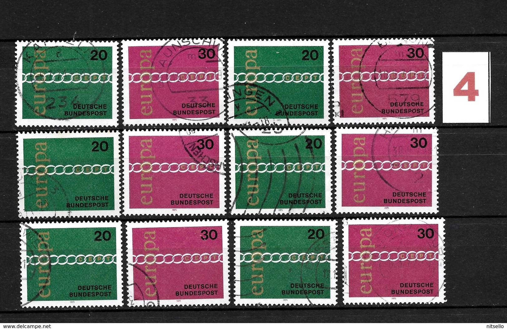 LOTE 2055 /// ALEMANIA FEDERAL  YVERT Nº: 538/539  CATALOG/COTE: 2,40€   ¡¡¡ OFERTA - LIQUIDATION !!! JE LIQUIDE !!! - 1970