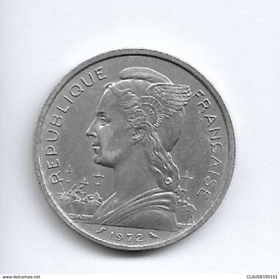 REUNION   PIECE   DE  1  FRANC   1972 - Réunion