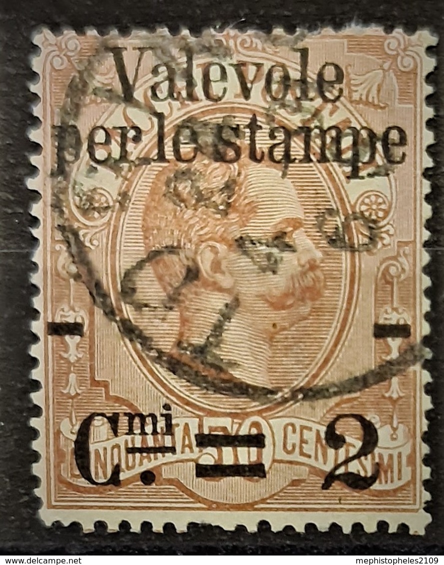 ITALIA / ITALY 1890 - Canceled - Sc# 60 - 2c/50c - Used