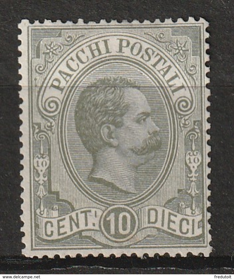 ITALIE - COLIS POSTAUX N° 1 * (1884-86) 10c Olive - Postpaketten