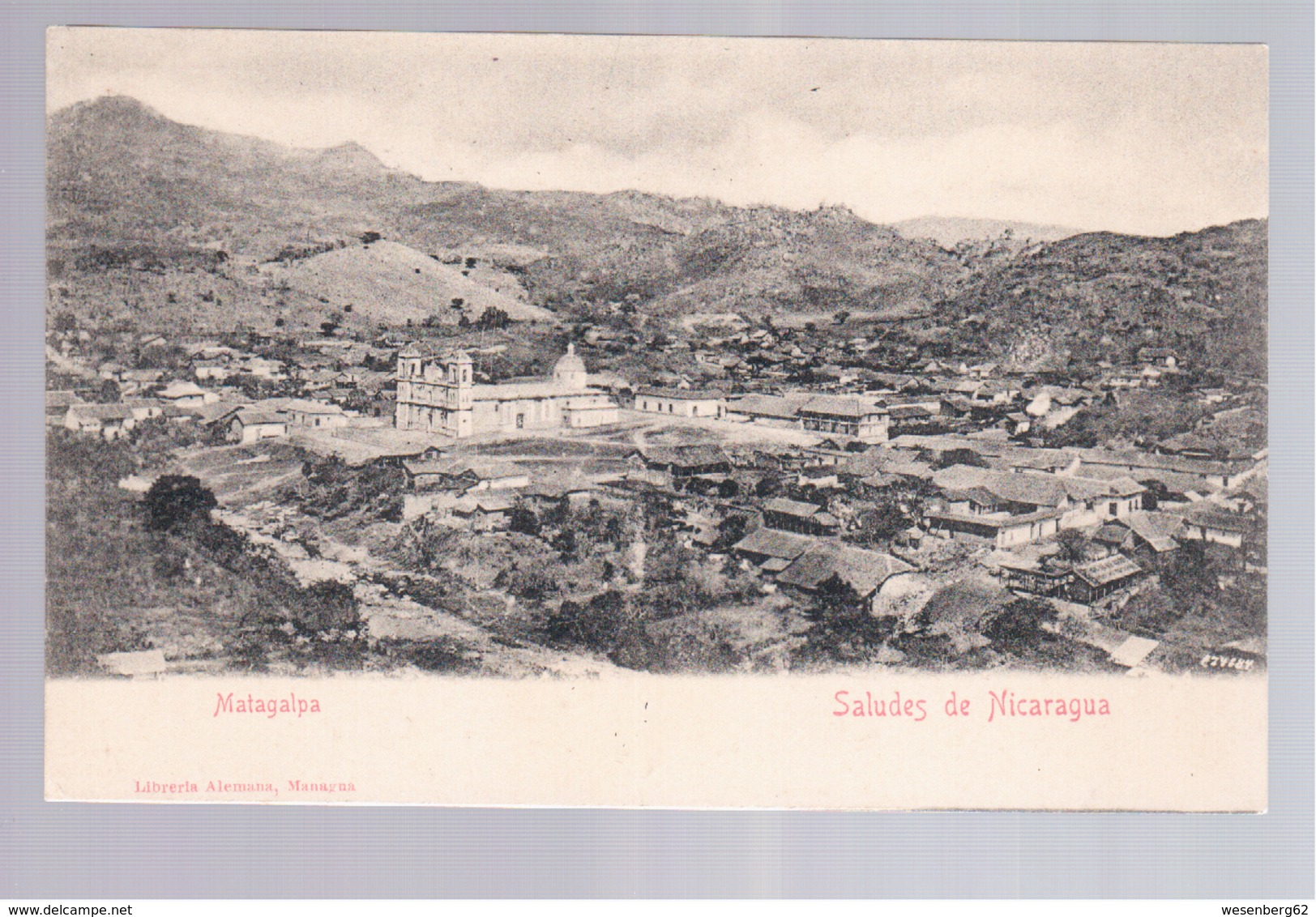 Nicaragua Saludes De .. Matagalpa Ca 1910 Old Postcard - Nicaragua