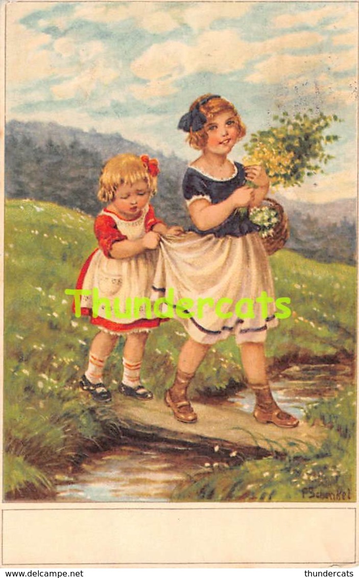 CPA ILLUSTRATEUR DESSIN ENFANT ARTIST SIGNED DRAWN CARD CHILD  SCHENKEL - Schenkel, Franziska