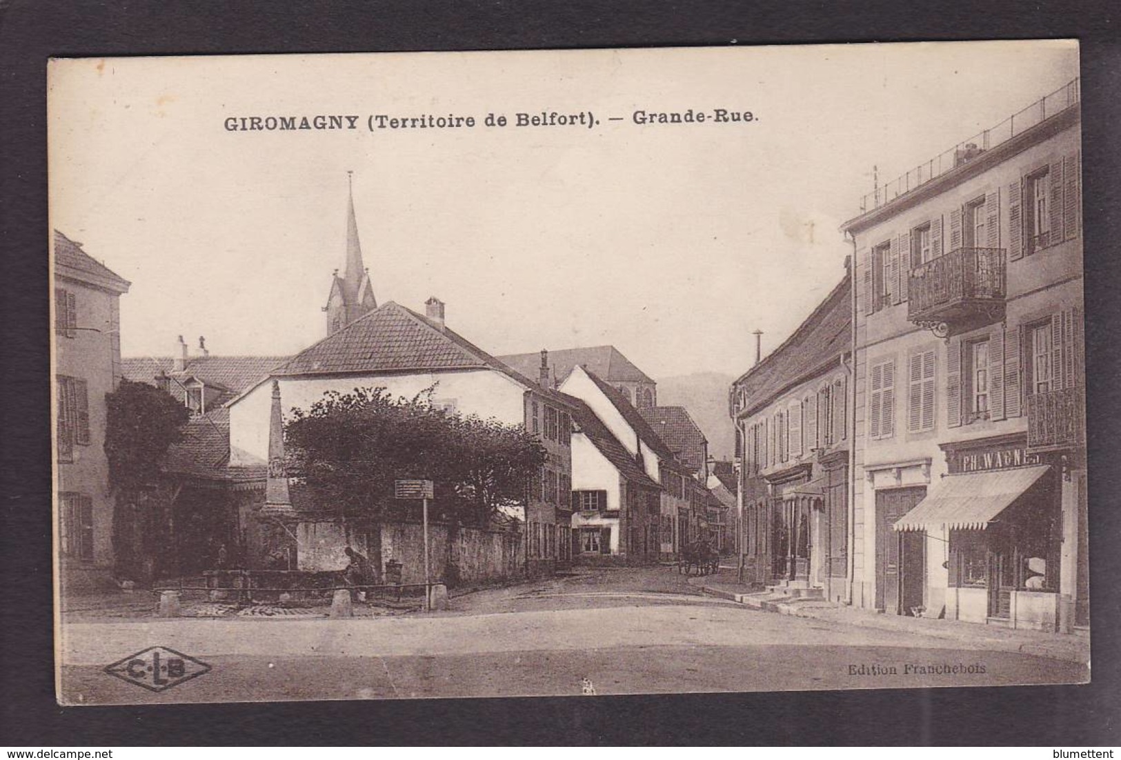 CPA Territoire De Belfort 90 Giromagny Non Circulé - Giromagny