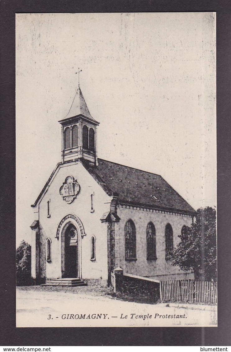 CPA Territoire De Belfort 90 Giromagny Non Circulé Le Temple Protestant - Giromagny