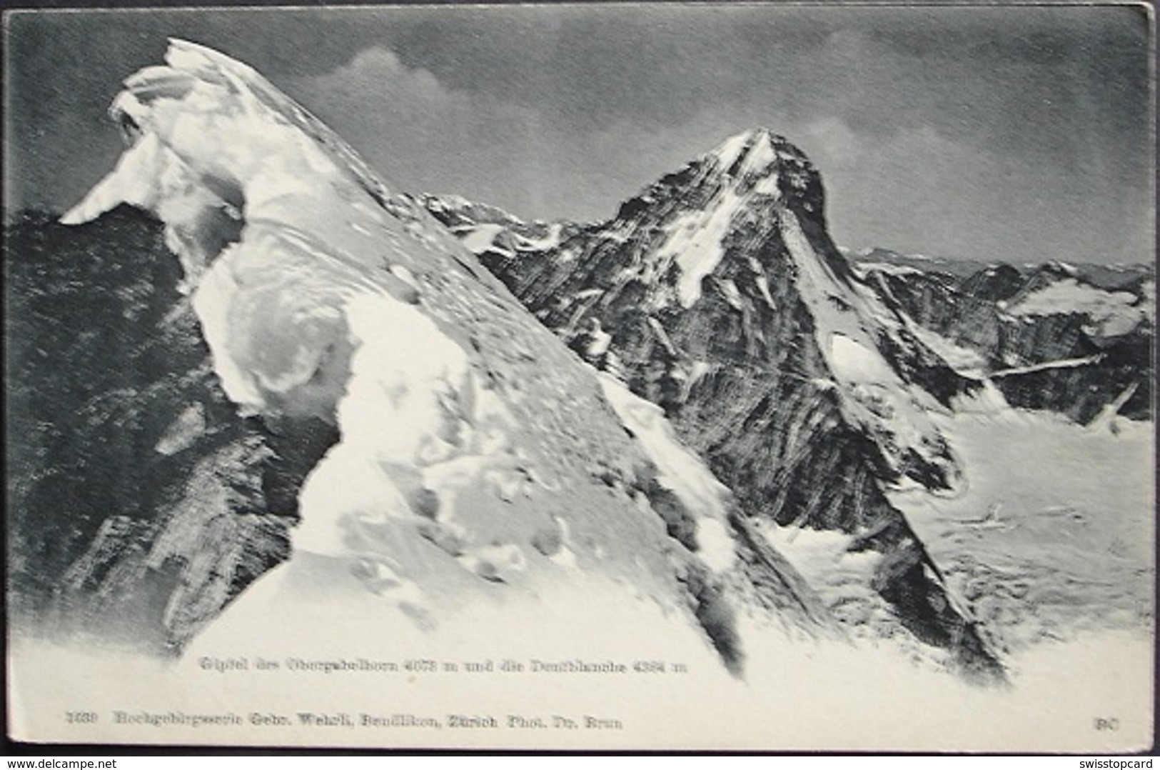 RANDA Gipfel Des Obergabelhorn Und Die Dentblanche Hochgebirgeserie Phot. Dr. Brun - Randa