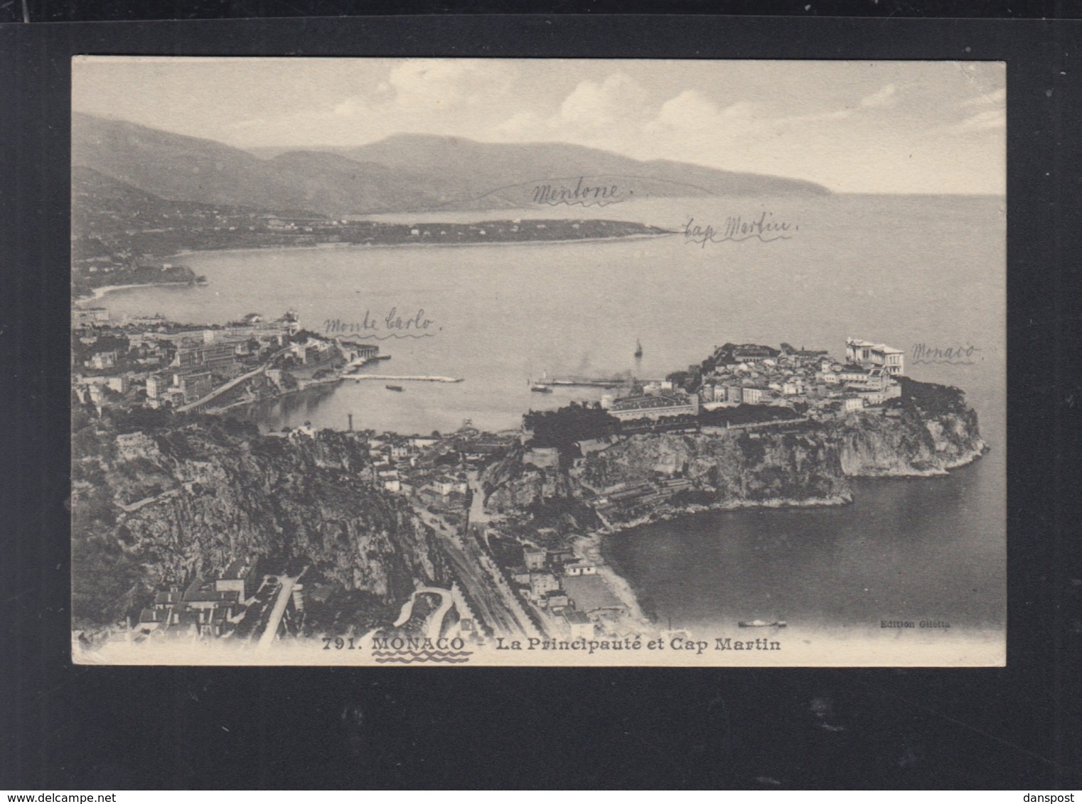 Monaco AK 1913 Nach Trier - Lettres & Documents