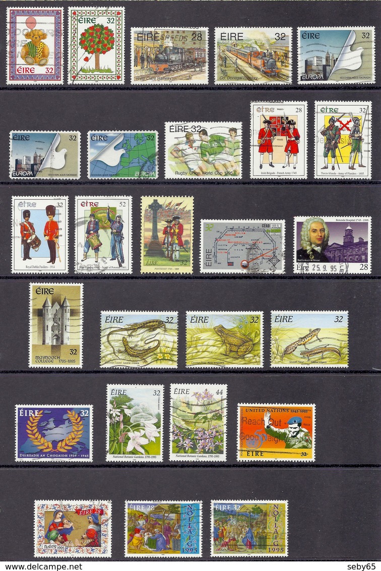 Ireland / Eire / Irish - 1995 - Different Used (Lot) - Verzamelingen & Reeksen