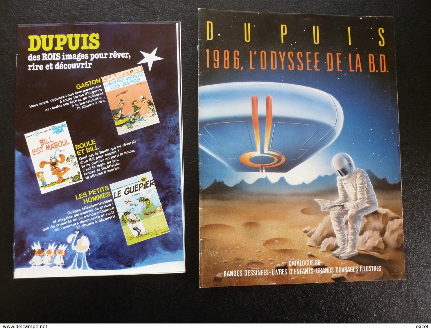 Catalogues Dupuis 1981 + 1986 - Agendas & Calendarios