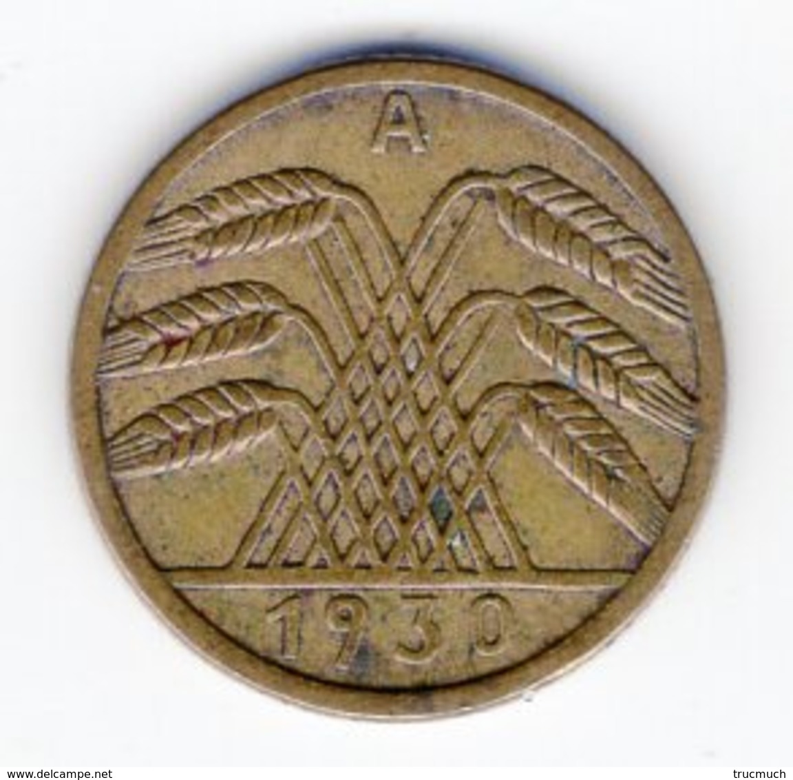 DEUTSCHES REICH -   2  X  5 REICHSPFENNIG - 1926  A  -  1930  A - 5 Rentenpfennig & 5 Reichspfennig