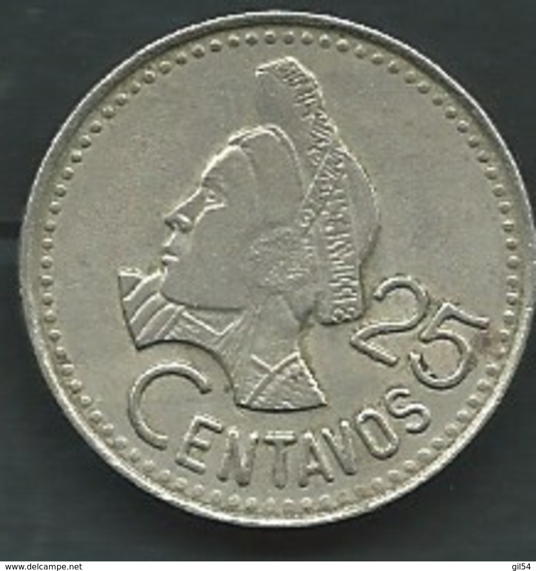 GUATEMALA 25 Centavos 1987   - Pieb 23702 - Guatemala