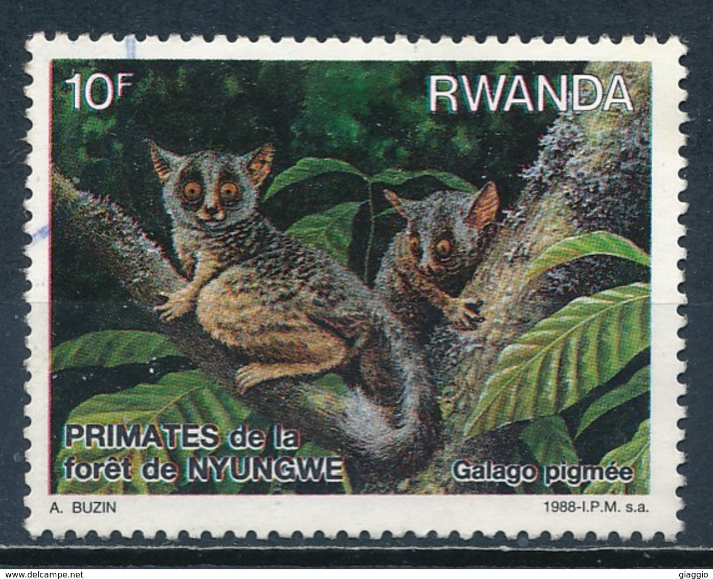 °°° RWANDA - Y&T N°1261 - 1988 °°° - Gebruikt