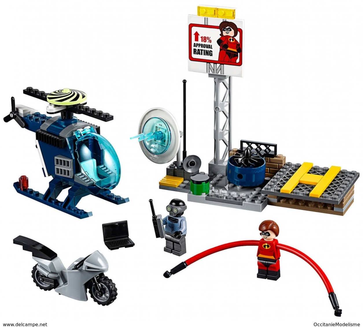 Lego Juniors - LES INDESTRUCTIBLES 2 La Poursuite Sur Les Toits D'Elastigirl Réf. 10759 Neuf - Unclassified