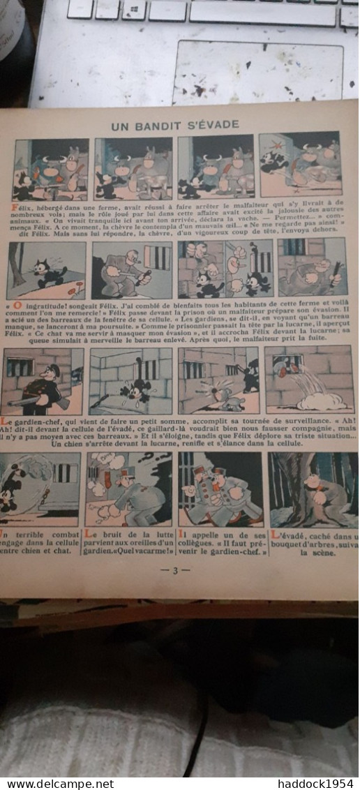 Félix Le Vagabond PAT SULLIVAN Hachette 1936 - Félix Le Chat