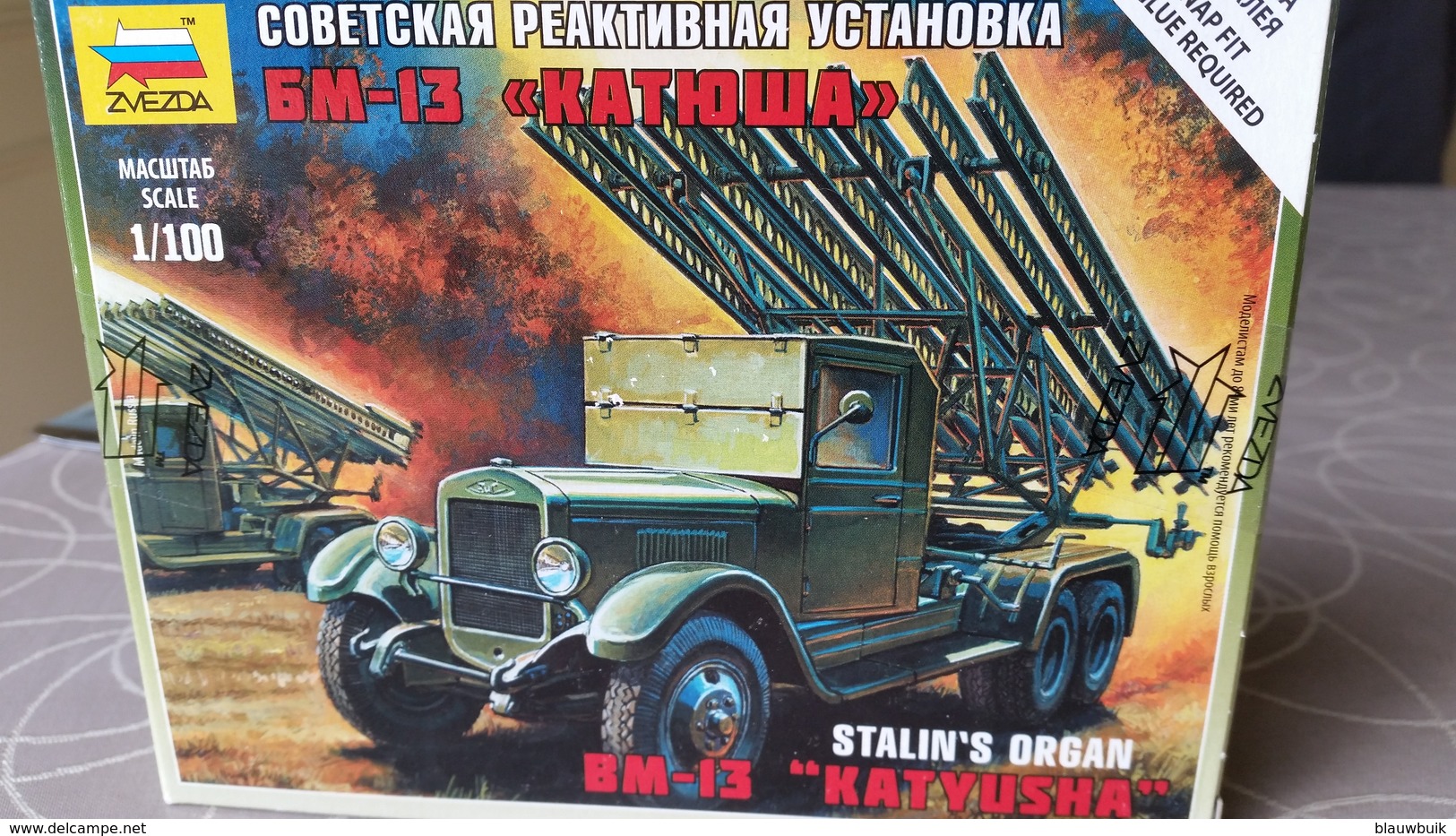 Zvezda 6128 Stalin’s Organ BM-13 Katyusha 1/100 - Military Vehicles