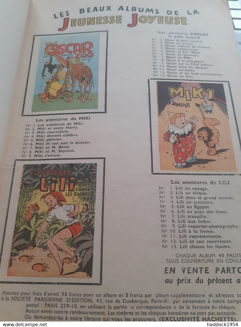 Les Aventures D'oscar Le Petit Canard En Vacances MAT Société Parisienne D'éditions 1956 - Oscar