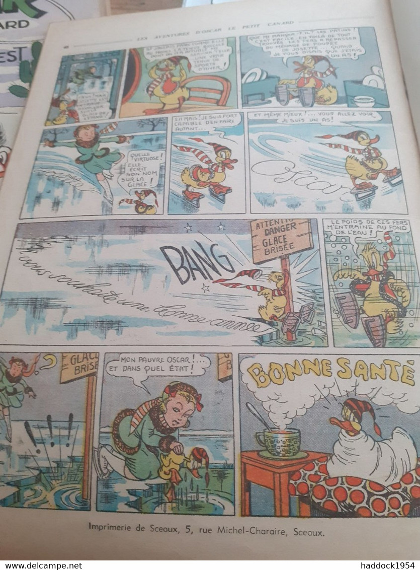 Les Aventures D'oscar Le Petit Canard En Vacances MAT Société Parisienne D'éditions 1956 - Oscar