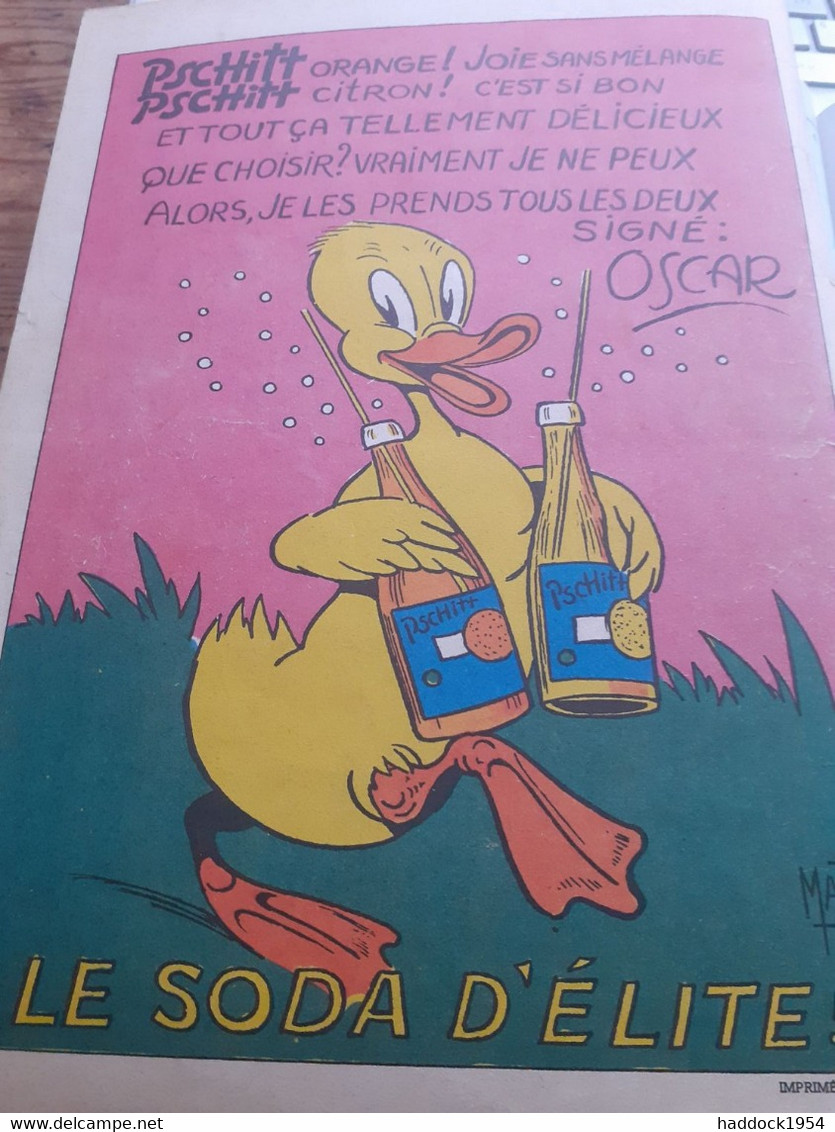 Les Aventures D'oscar Le Petit Canard En Vacances MAT Société Parisienne D'éditions 1956 - Oscar