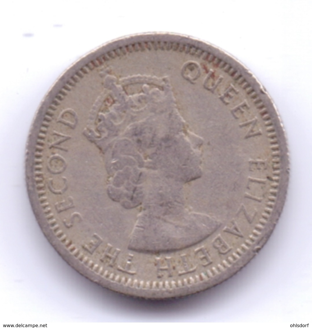 BRITISH CARIBBEAN TERRITORIES 1956: 10 Cents, KM 5 - Territoires Britanniques Des Caraïbes