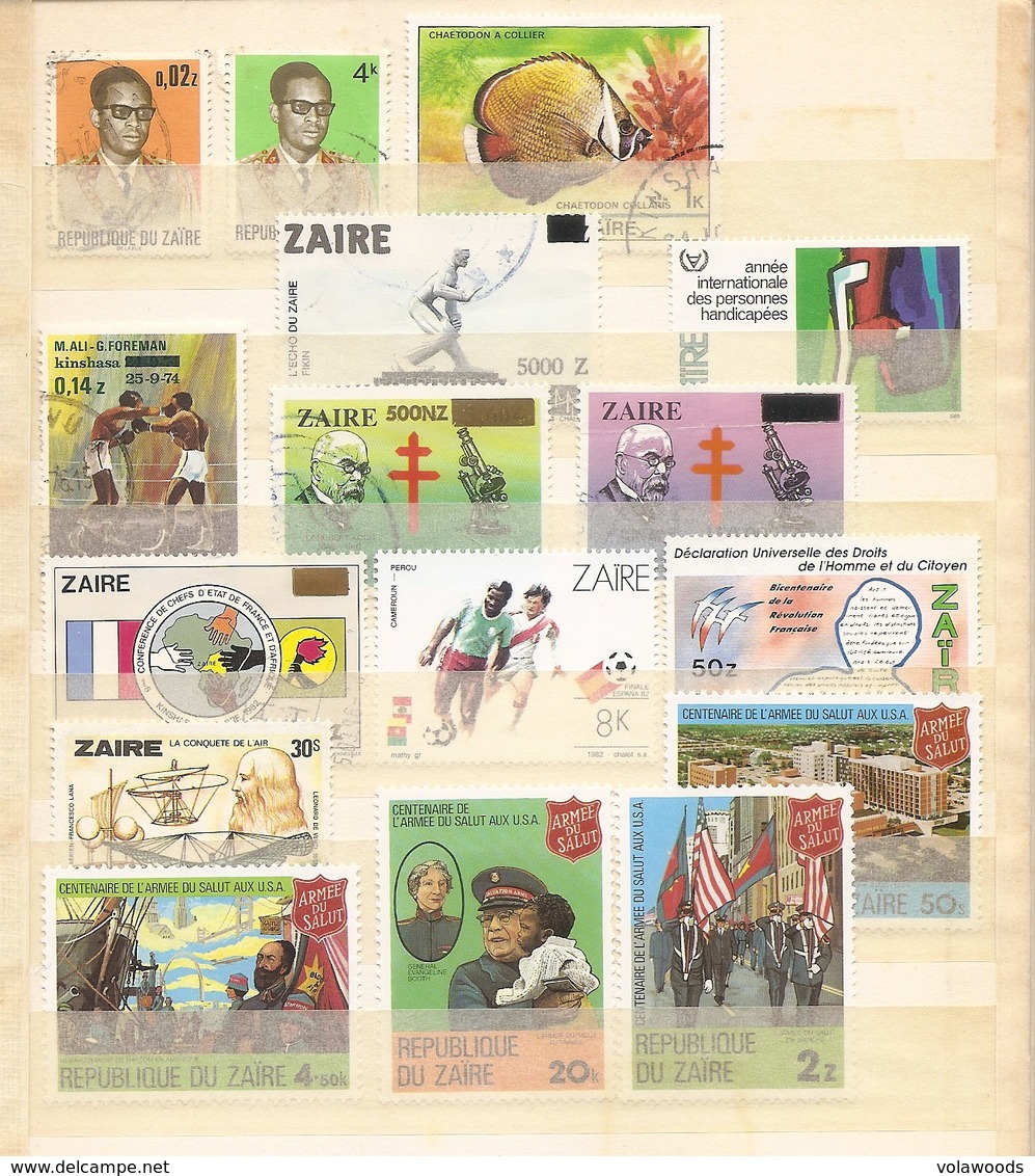 Katanga/Congo/Zaire - Lotto Di 65 Francobolli Nuovi Ed Usati Tutti Diversi Anche In Serie Complete - Senza Album!!!! - Sonstige & Ohne Zuordnung