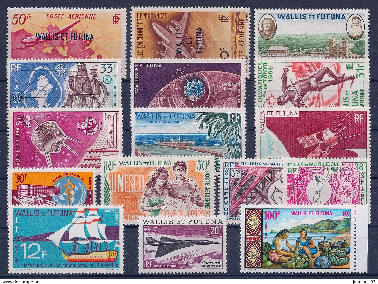 WALLIS ET FUTUNA - LOT TIMBRES PA NEUF* COTE 160 EUR - Collections, Lots & Séries