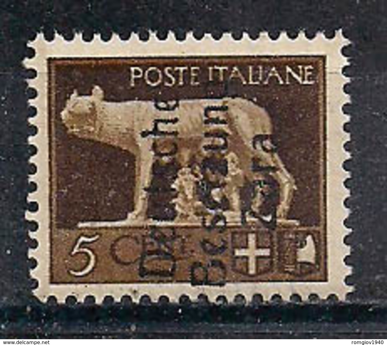 REGNO D'ITALIA 1942 OCCUPAZIONE TEDESCA DI ZARA FRANCOBOLLI D'ITALIA SOPRASTAMPATI SASS. 1 MNH XF+++++++++ - Autres & Non Classés