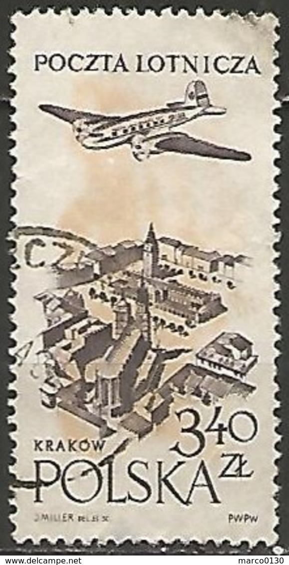 POLOGNE / POSTE AERIENNE N° 43 OBLITERE - Oblitérés