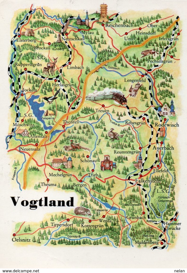 VOGTLAND-MAPPA - Oelsnitz I. Vogtl.