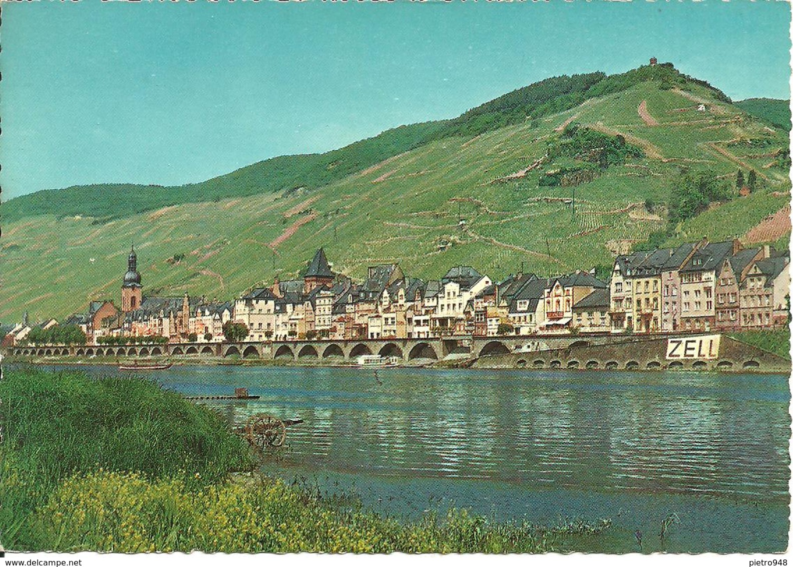 Zell (Deutschland, Rheinland-Pfalz) An Der Mosel, Gesamtansicht, General View, Vue Generale, Panorama - Zell