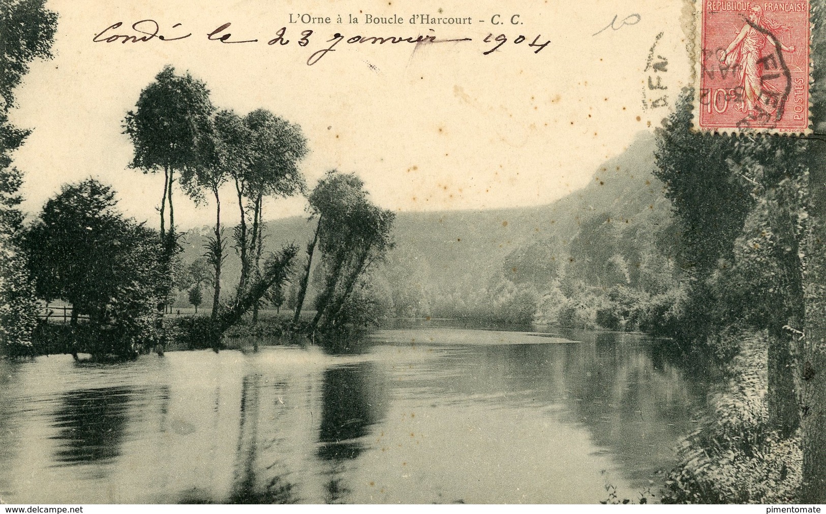 L'ORNE A LA BOUCLE D'HARCOURT - Harcourt