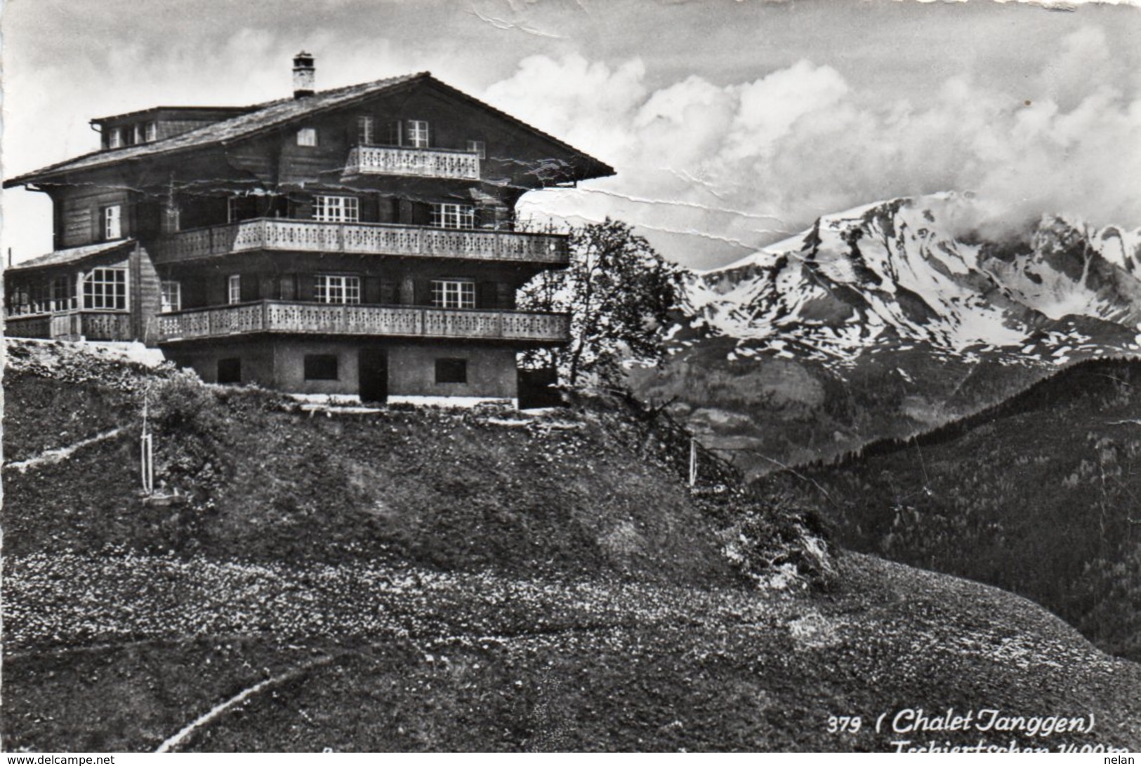 CHALET IANGGEN-TSCHIERTSCHEN-REAL PHOTO -1967 - Tschiertschen