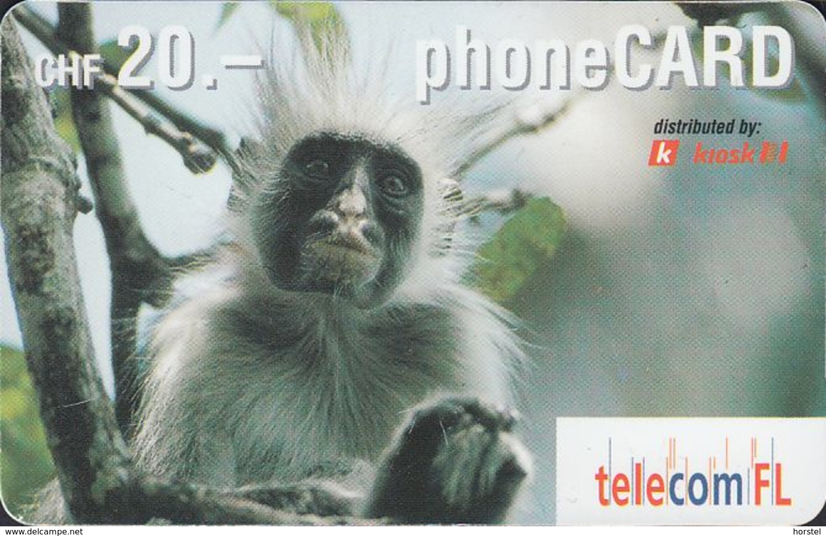 Liechtenstein - Lie 22B - Monkey - Prepaid - 20 CHF - Liechtenstein