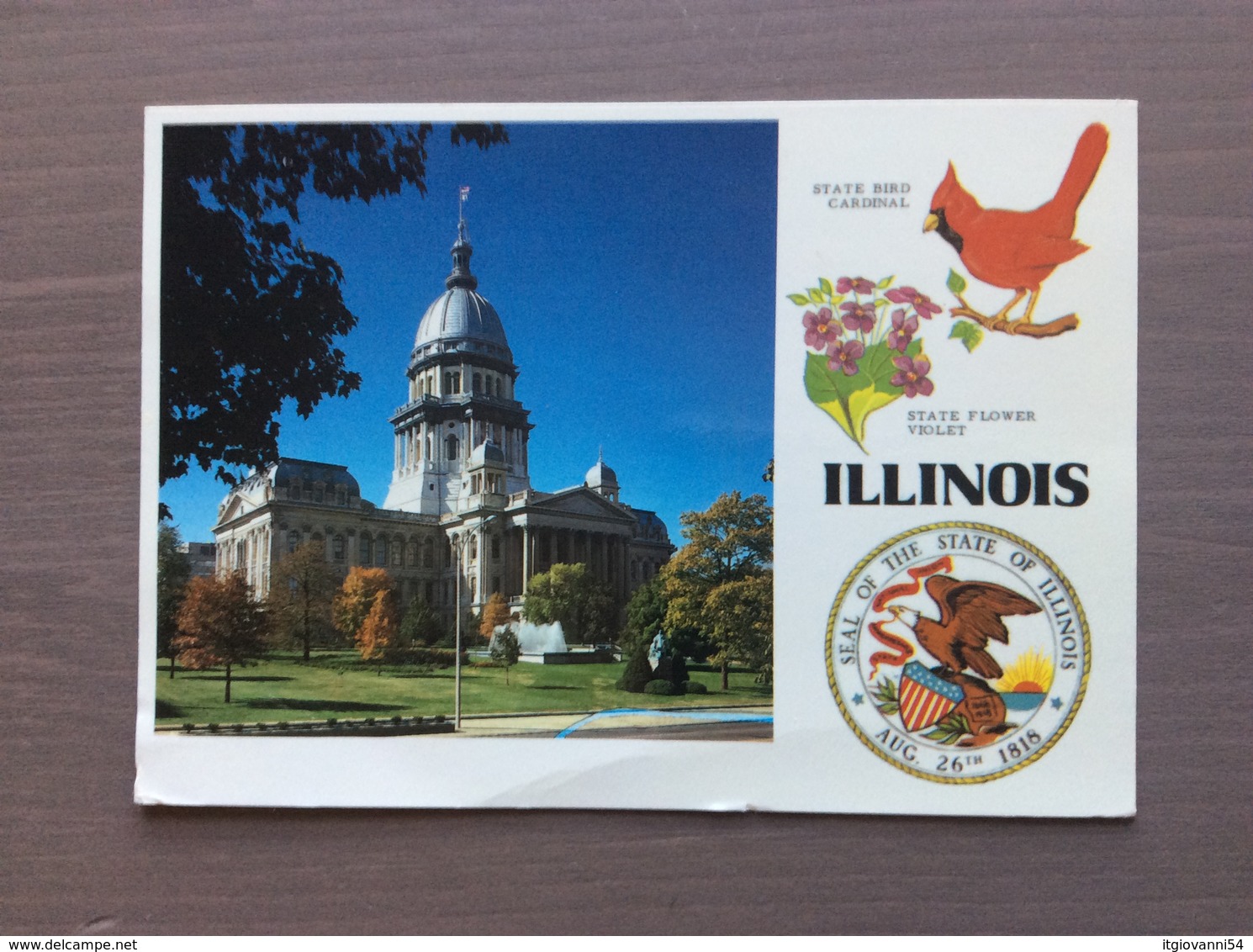 Cartolina Viaggiata Springfield (Illinois - Stati Uniti) - Springfield – Illinois