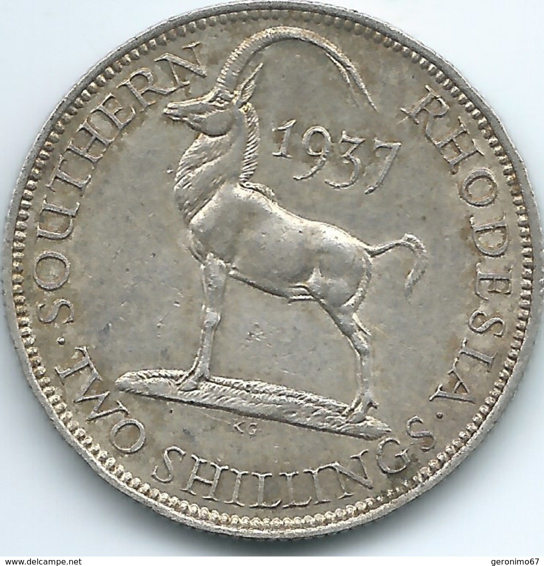 Southern Rhodesia - George VI - 1937 - Two Shillings / Florin - KM12 - Rhodesien