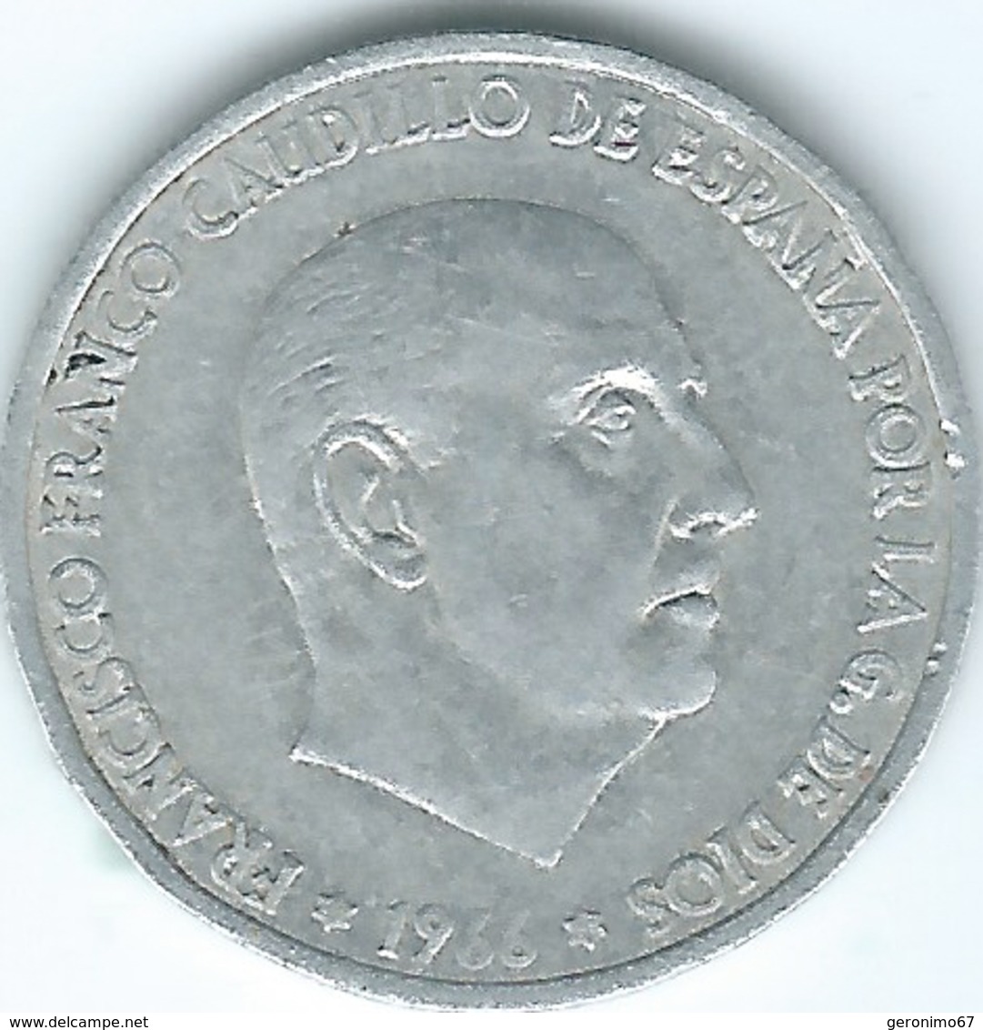Spain - Regency - 1966 - 50 Centimos - KM795 - Collections