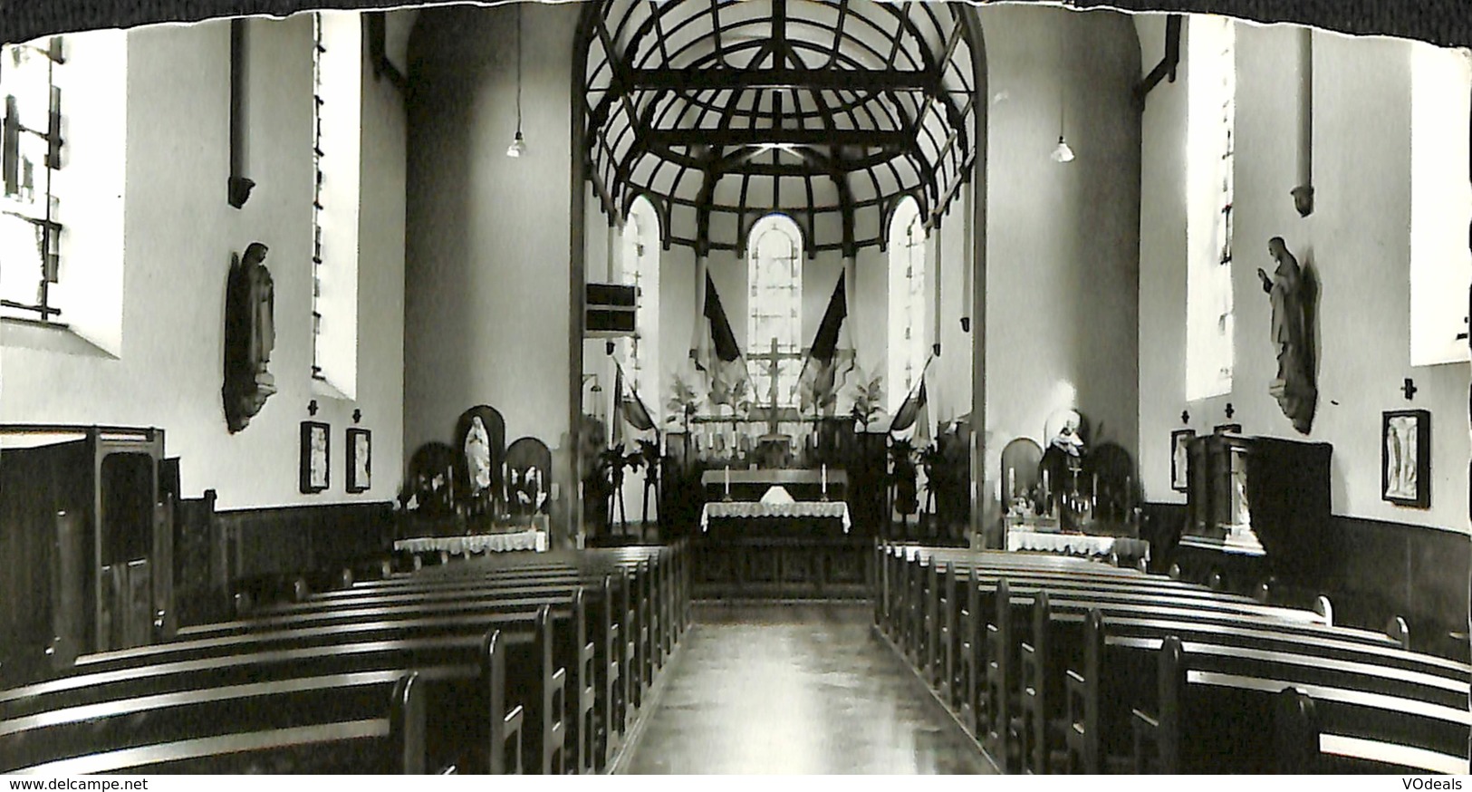 027 013 - CPSM - Belgique - Barchon - Intérieur De L'Eglise - Blegny