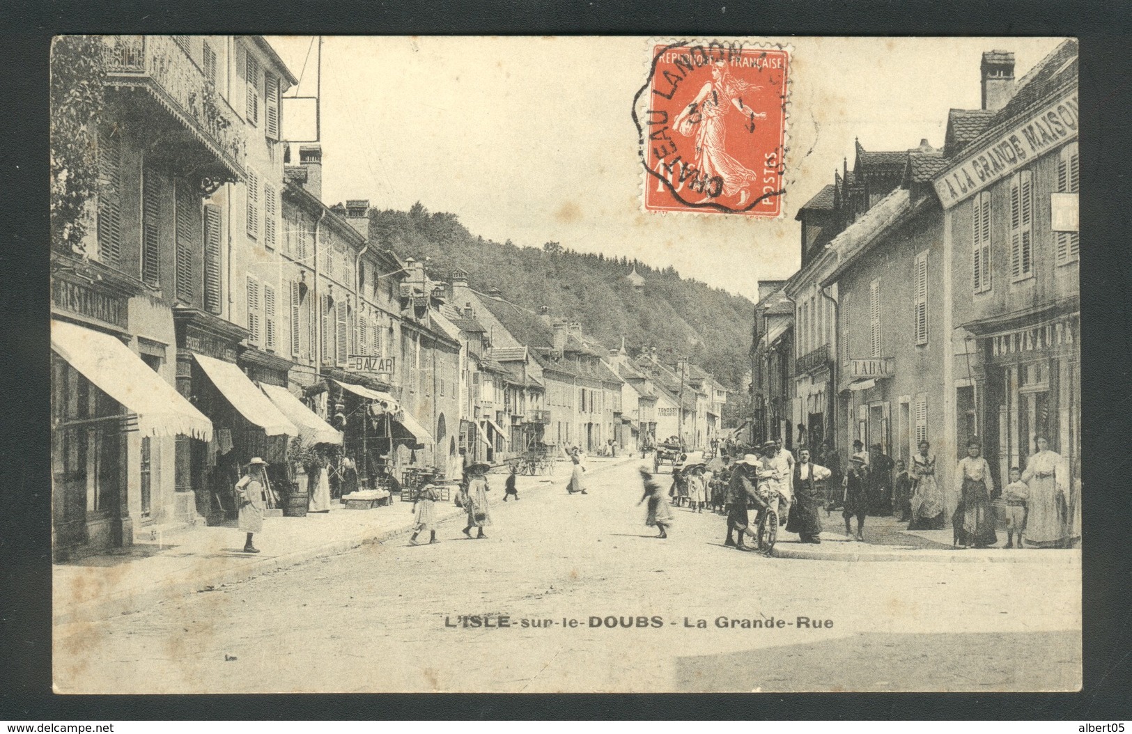 25 - L'Isle-sur-le-Doubs - La Grande Rue - Aniimation - Isle Sur Le Doubs