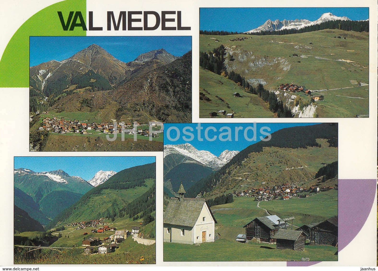 Val Medel - Curalgia - Mutschnengia Und Platta - Switzerland - Unused - Medel