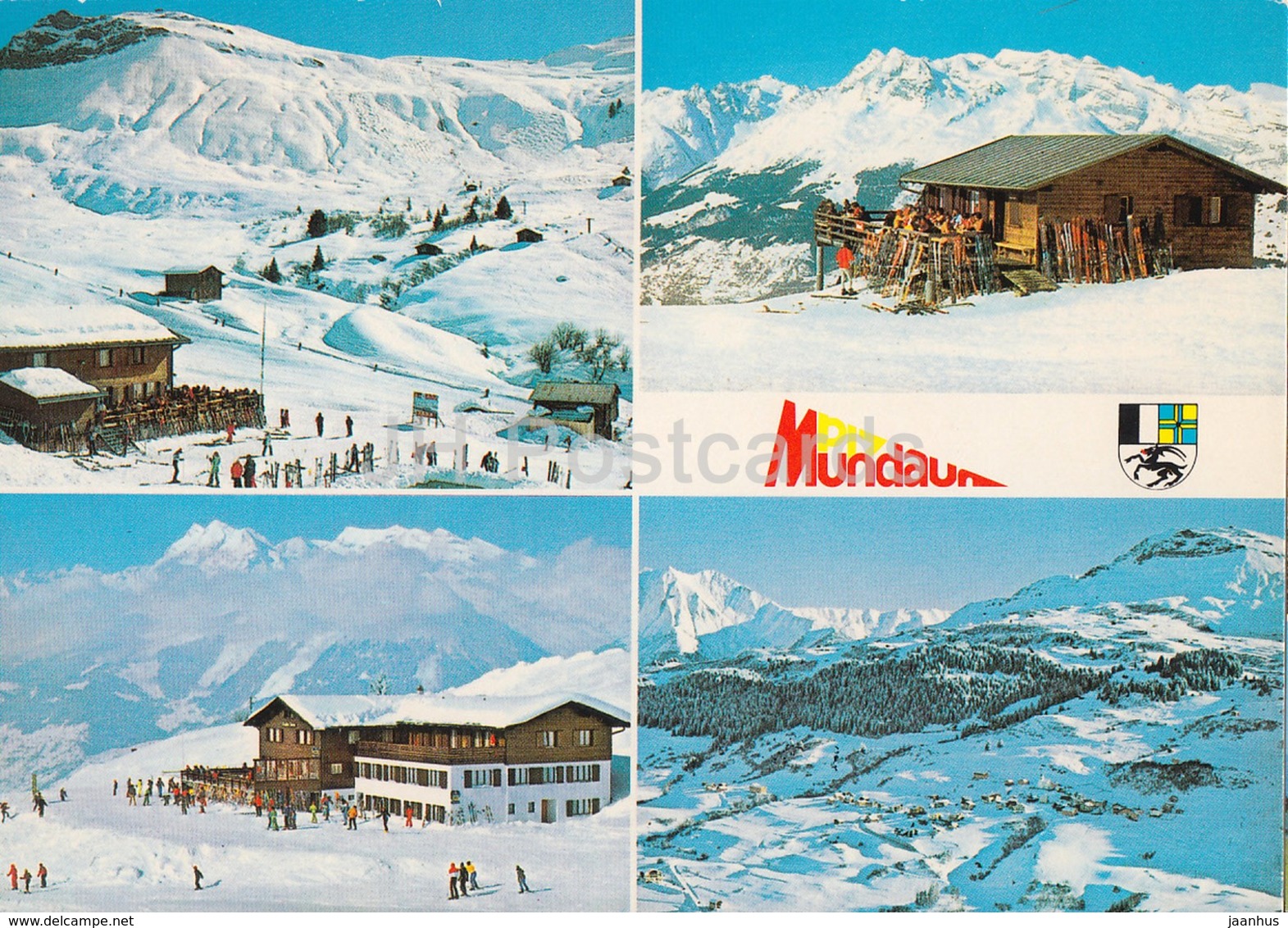 Skigebiet Piz Mundaun - Cuolm Sura - Bergrestaurant Piz Mundaun - Surcuolm - Ski Resort - Switzerland - Used - Mundaun