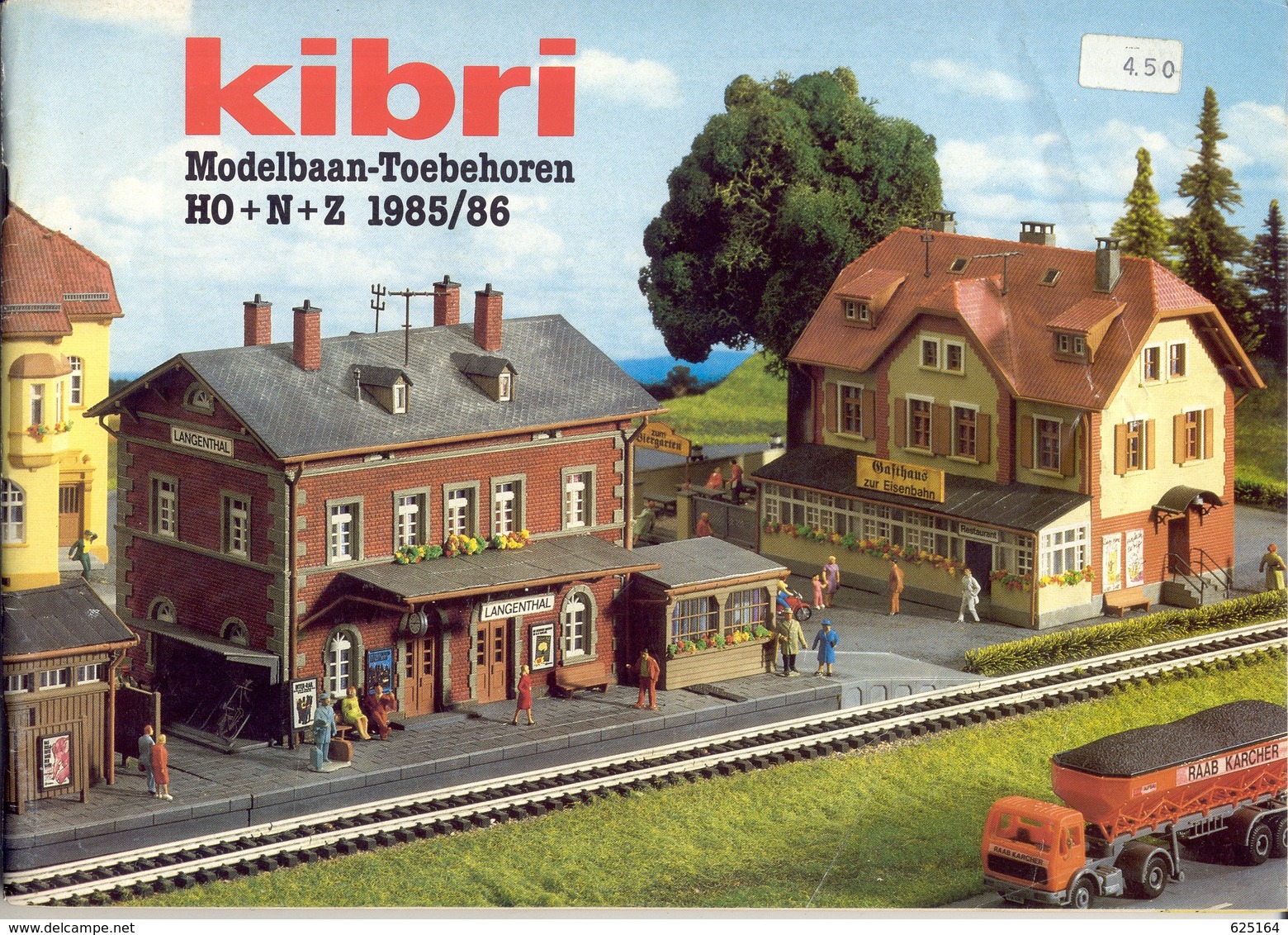 Catalogue KIBRI 1985/86 HO N Z Modelbaan Toebehoren + HO Truck Modellen - Néerlandais