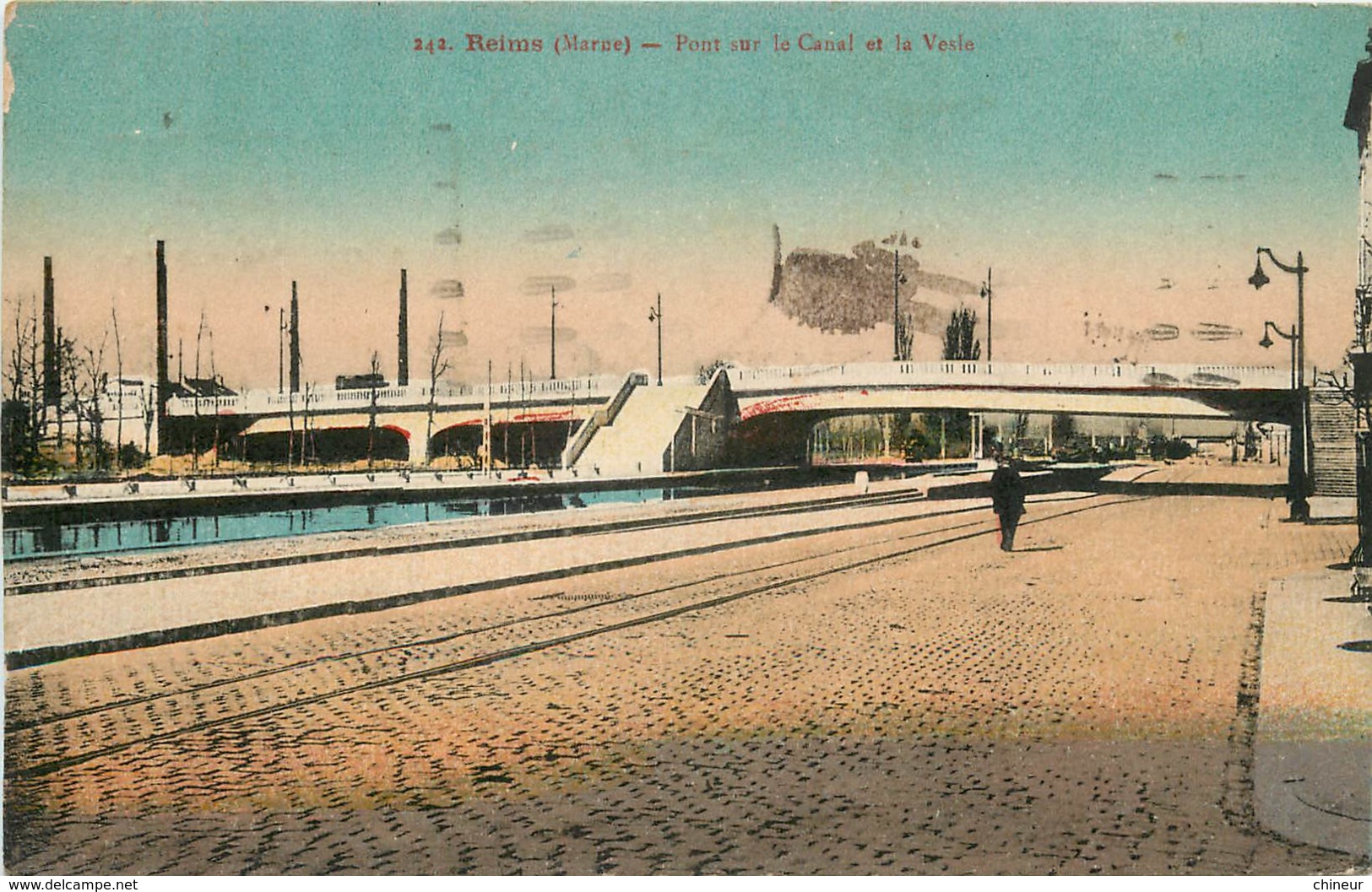 REIMS PONT SUR LE CANAL ET LA VESLE - Reims