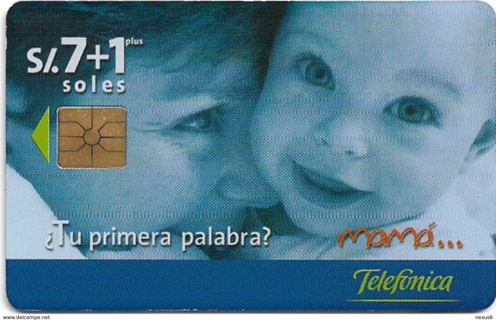 Peru - Telefónica - Día De La Madre 1999, 7+1Sol, 05.1999, 8.000ex, Used - Pérou