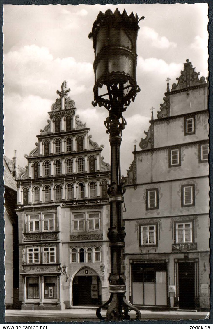 D6093 - TOP Bad Salzuflen - Laterne Straßenlaterne - Dargel Foto Verlag Hans Wagner G.W.D. Foto Karte - Bad Salzuflen